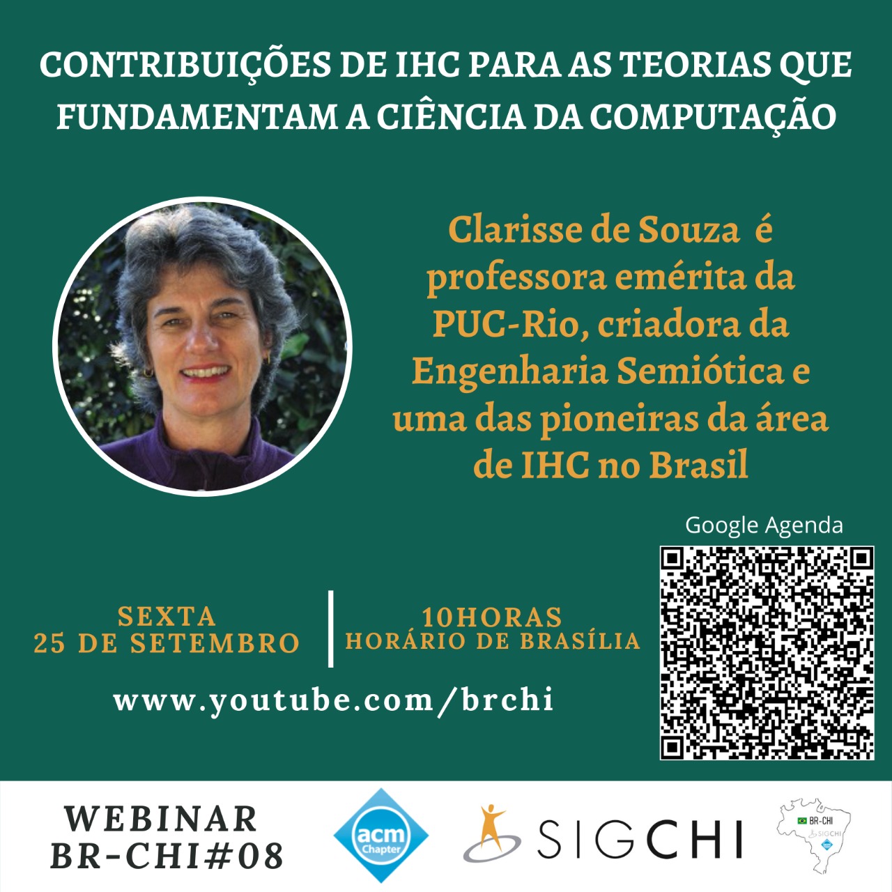 Webinar #008: “Contribuições de IHC para as teorias que fundamentam a Ciência da Computação “