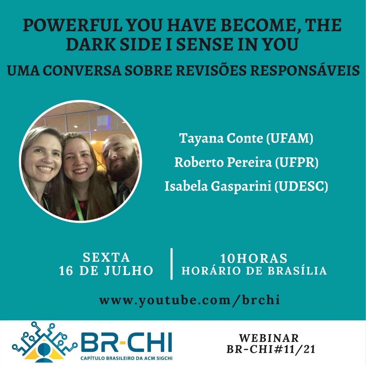 Webinar #11/2021: “Powerful you have become, the dark side I sense in you – Uma conversa sobre revisões responsáveis”