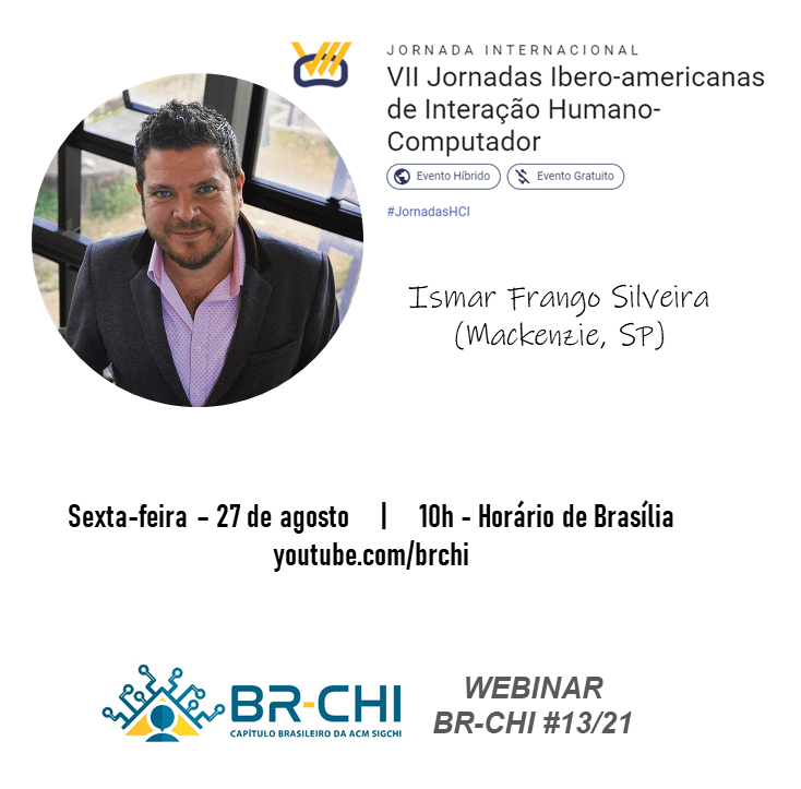 Webinar #13/2021: “VII Jornadas Ibero-americanas de Interação Humano-Computador”
